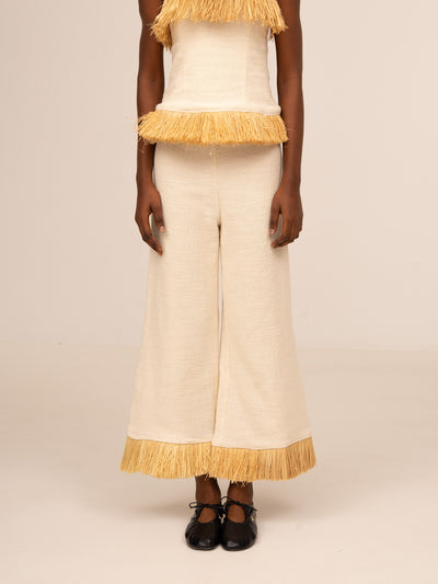 Fringe Straw Fringe Noctis Pants