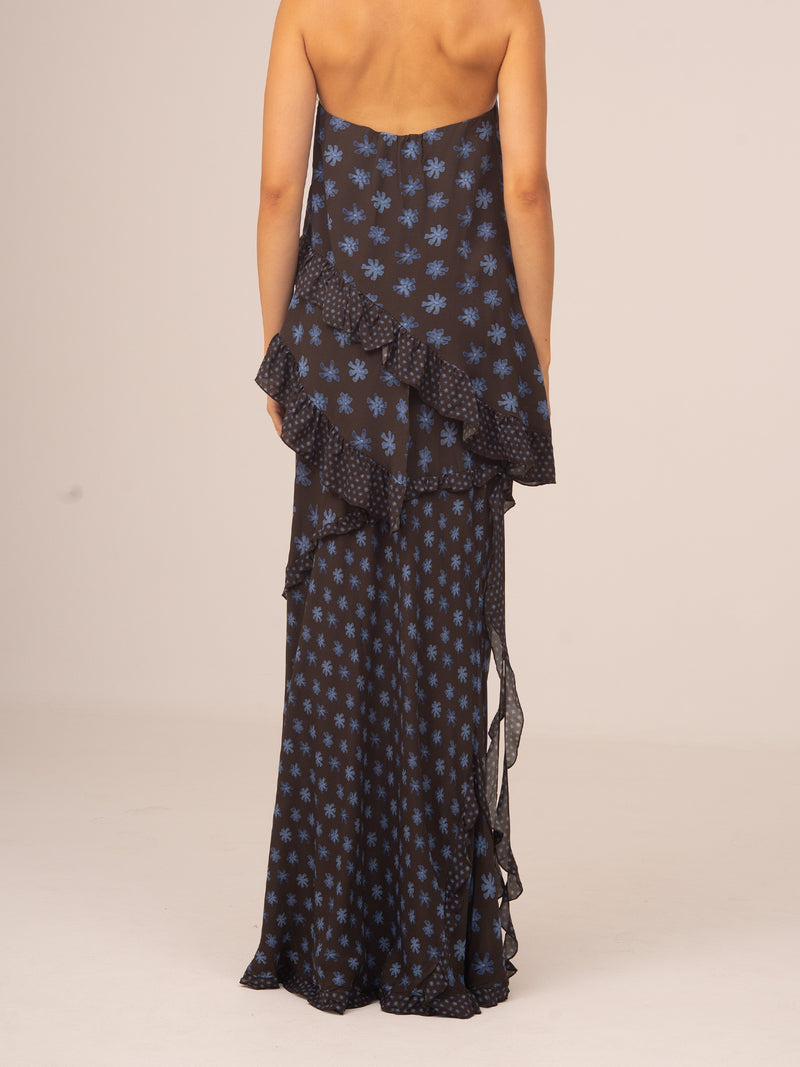 Palma Flower Print Ecstasy Skirt