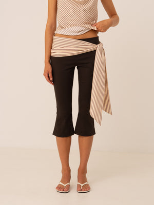 Sienna Wrap Capri Pants