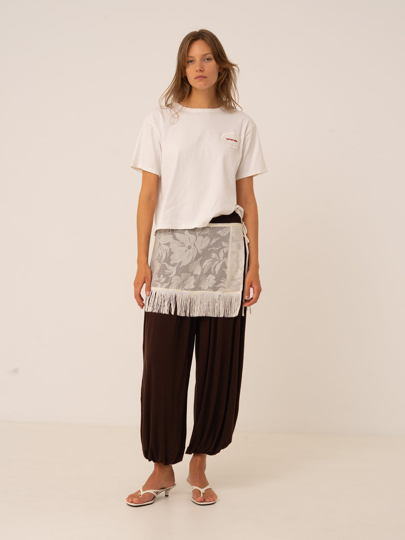 Nice Lace Fringe Wrap Skirt