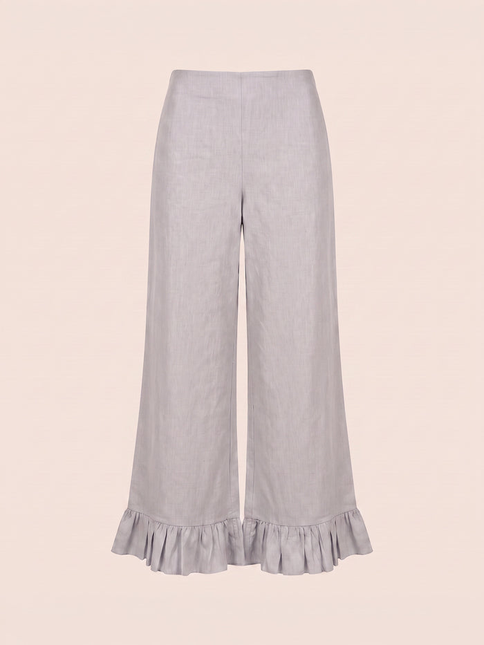 Sky Blue Fringe Noctis Pants