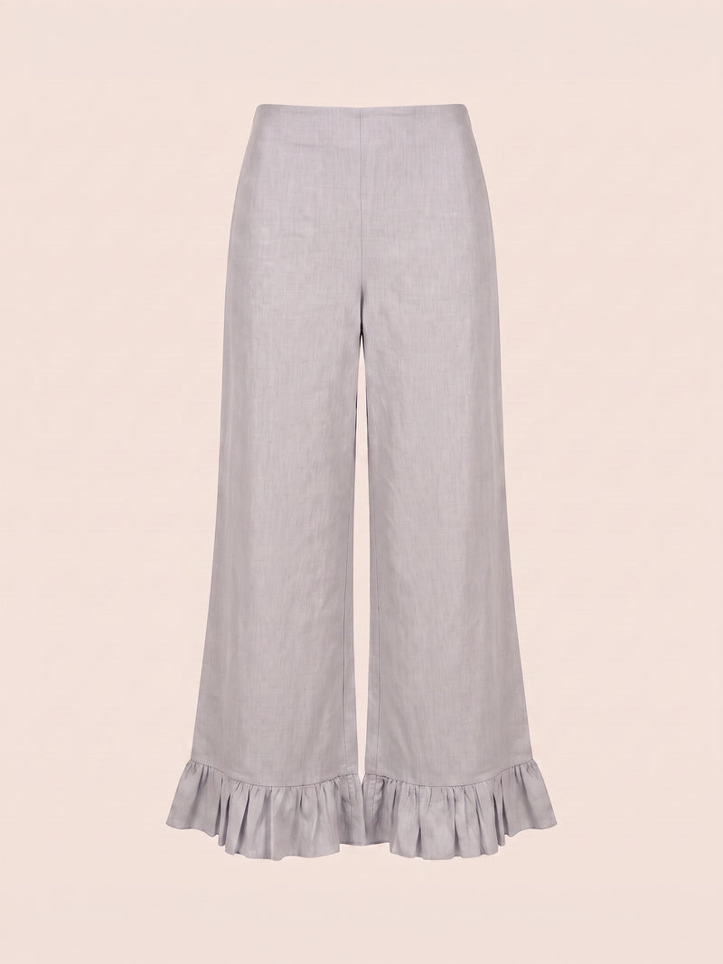 Sky Blue Fringe Noctis Pants