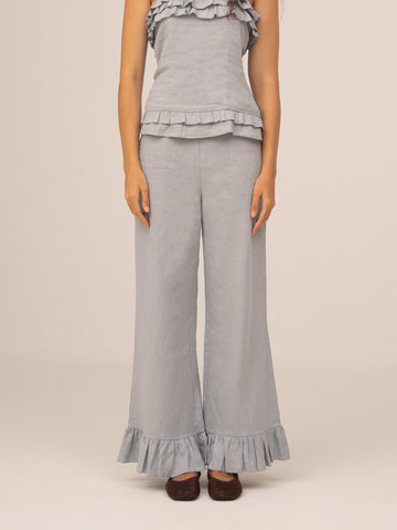 Sky Blue Fringe Noctis Pants