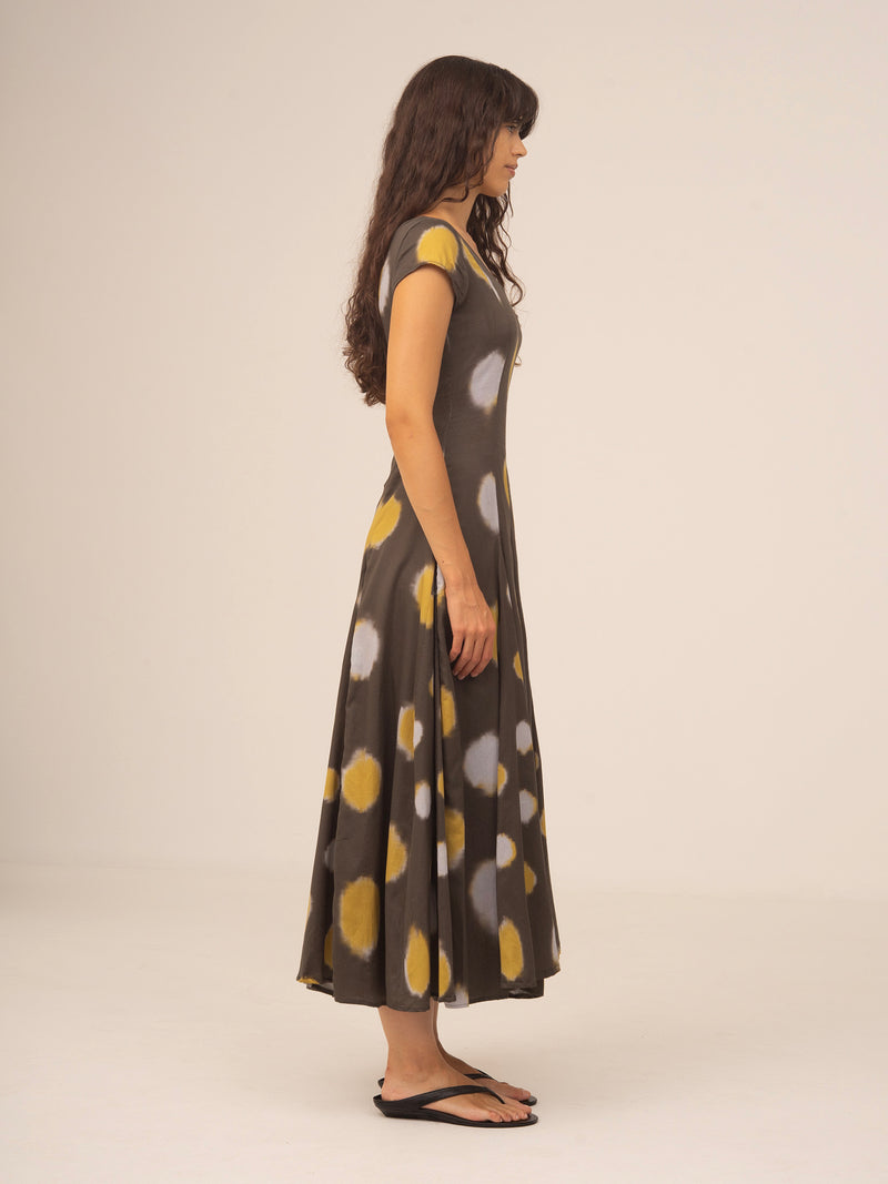 Eclipse Honour Polka Dot Occasion Dress