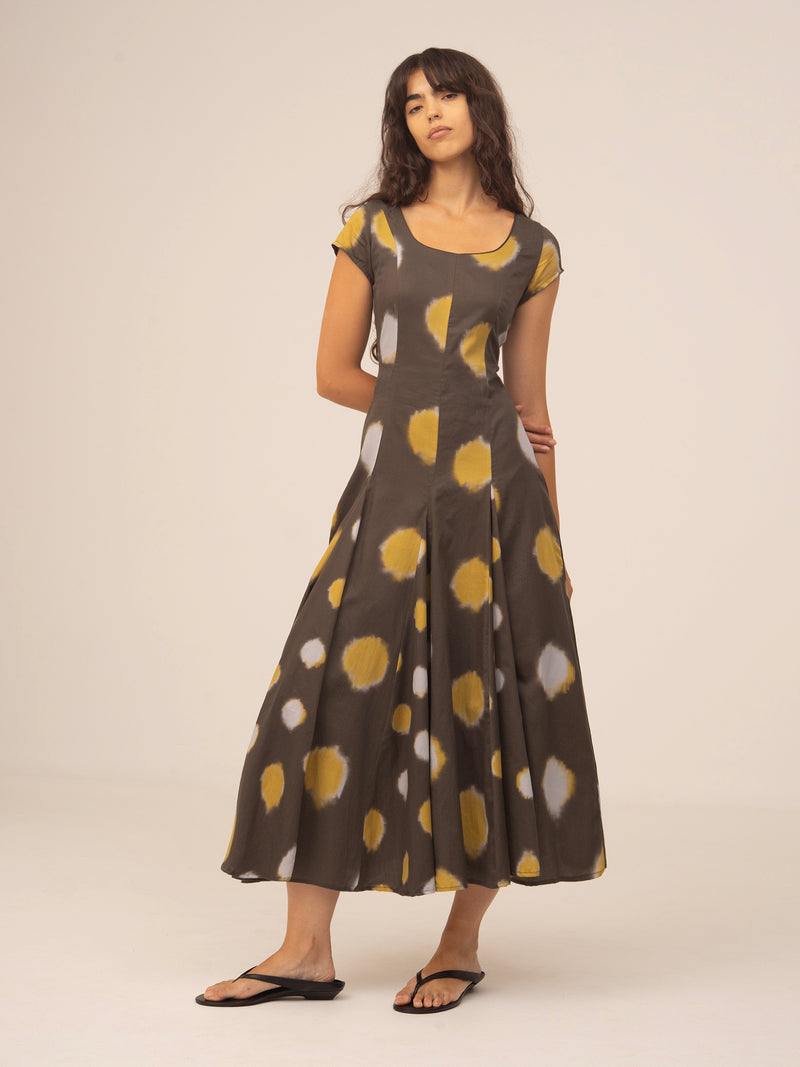Eclipse Honour Polka Dot Occasion Dress