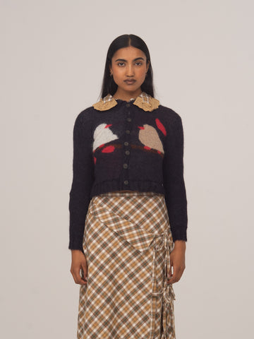 Carolina Bird Knit Cardigan 