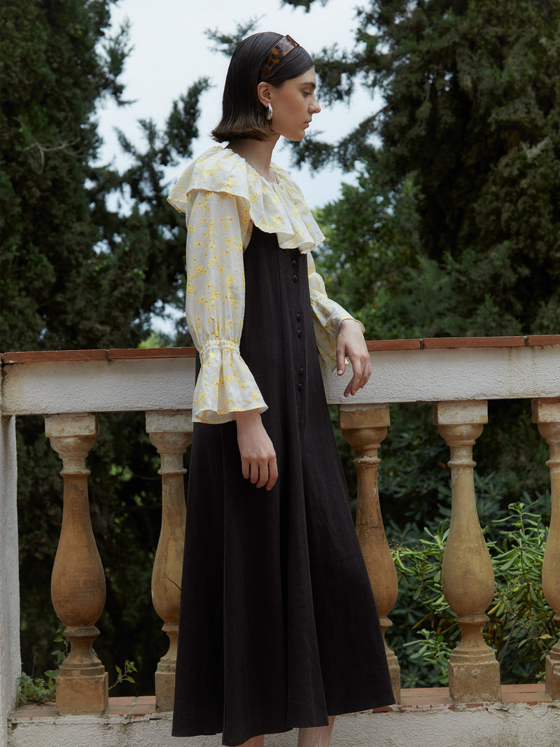 Chocolat Brown Maxi Dress vestidos