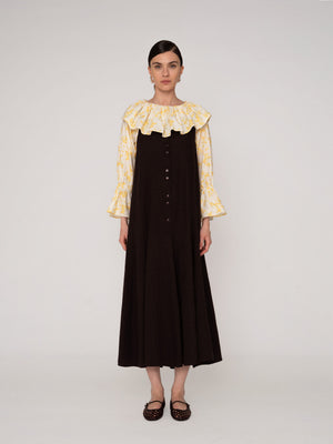 Chocolat Brown Maxi Dress