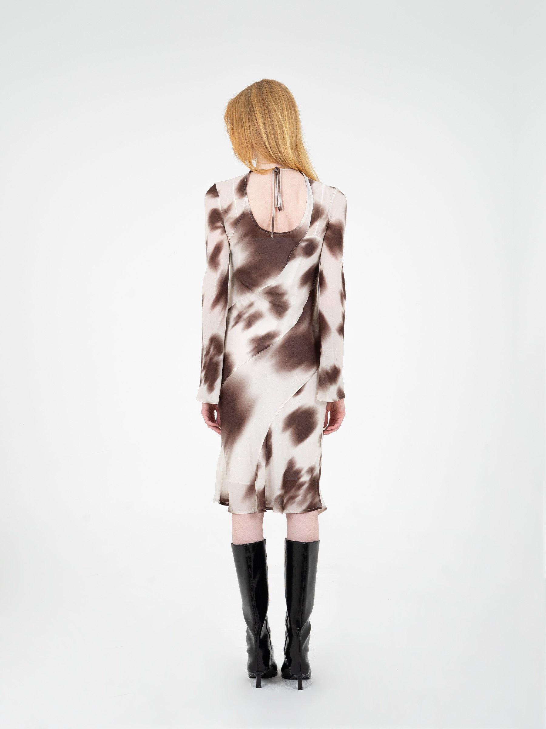 Citylights Cow Print Dress vestidos