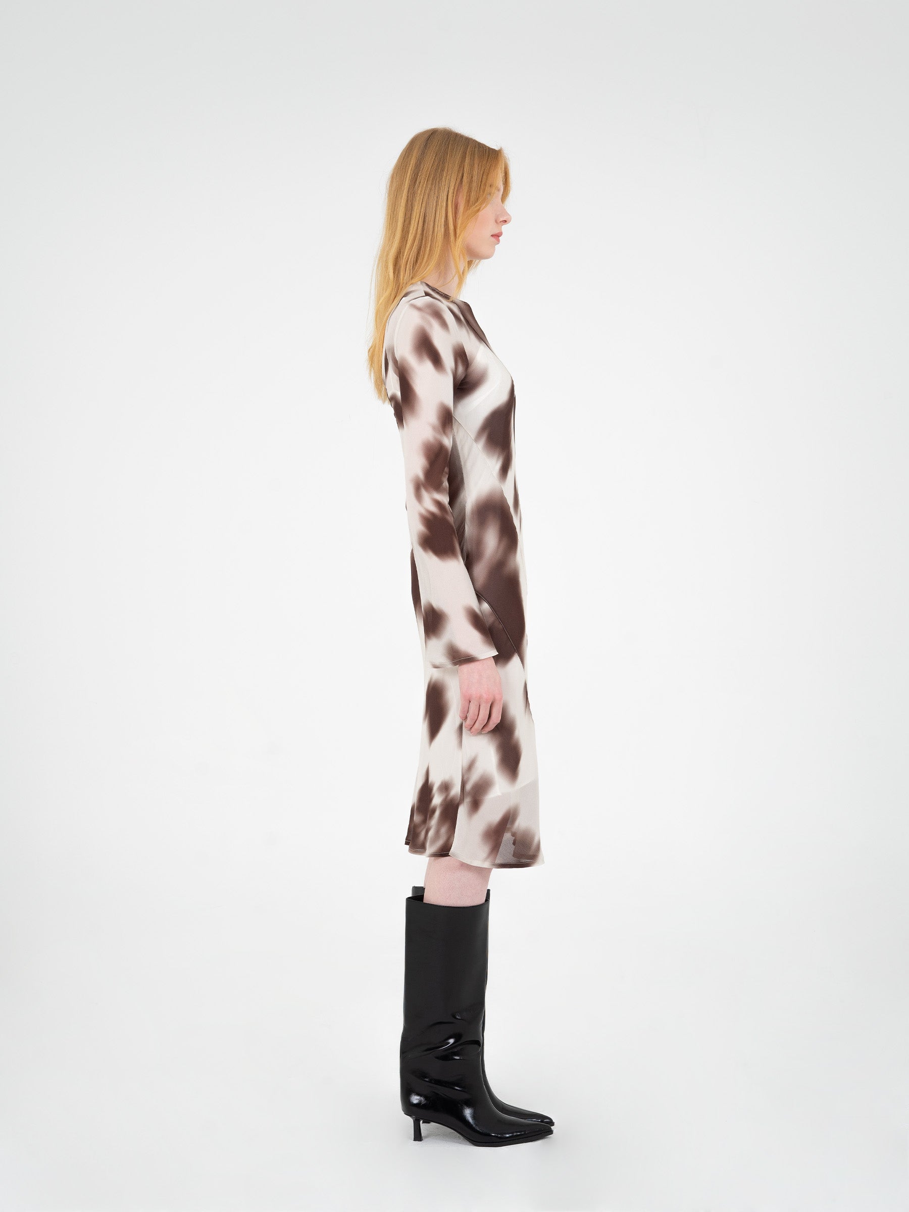 Citylights Cow Print Dress vestidos
