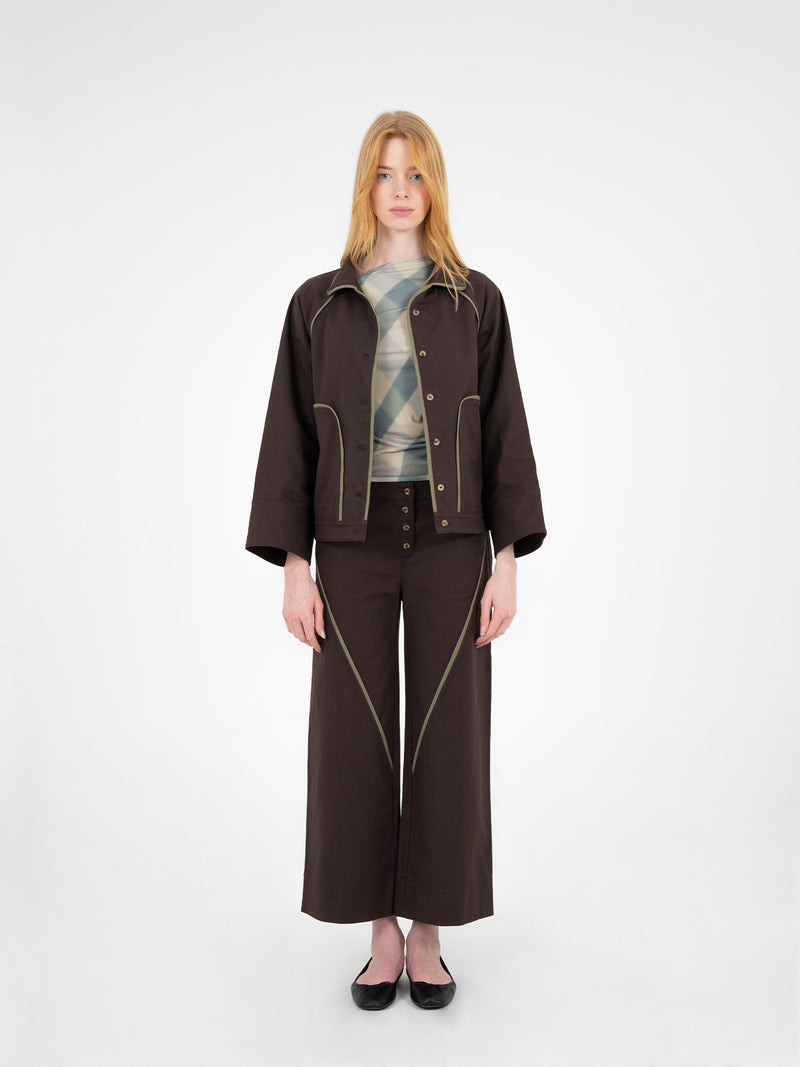 Cityscape Brown Denim Jeans pantalones