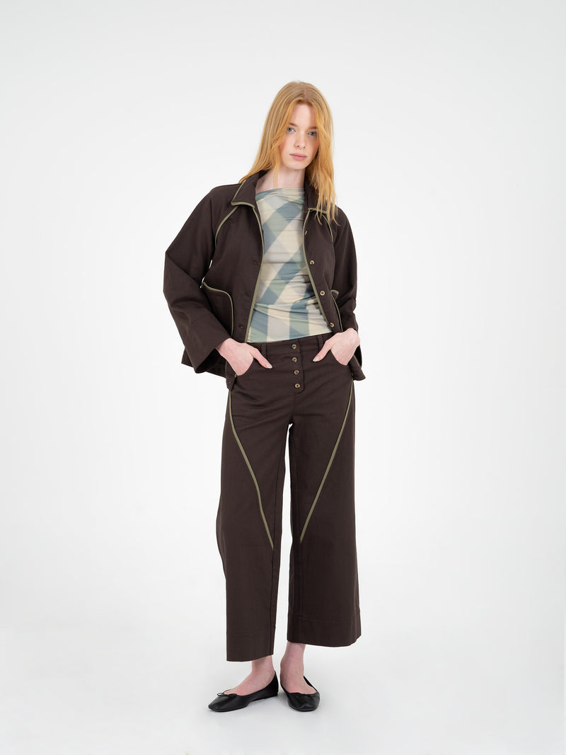 Cityscape Brown Denim Jeans pantalones