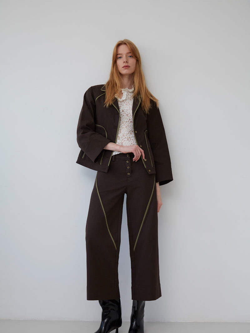 Cityscape Brown Denim Jeans pantalones