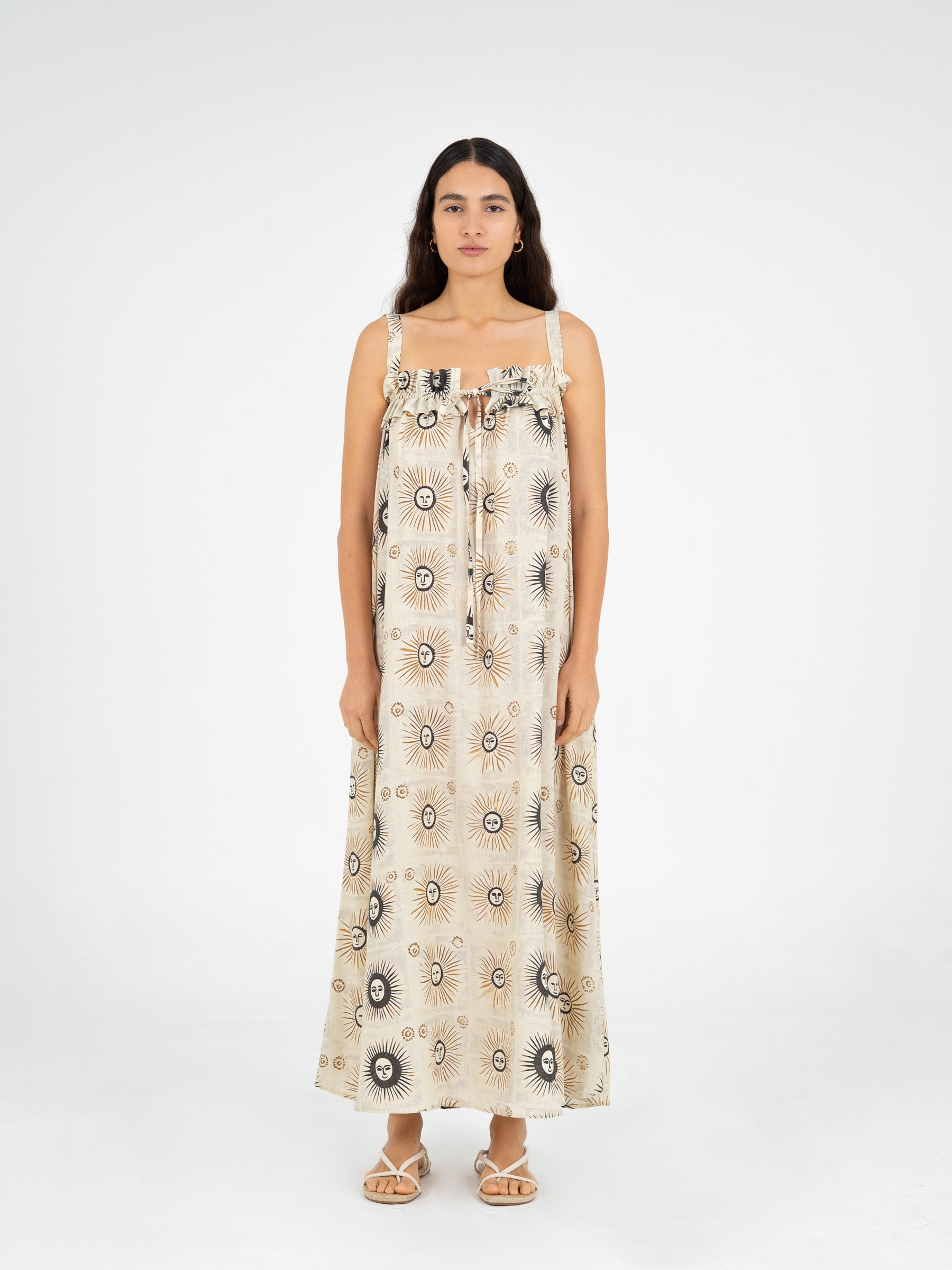 Clara Sun-Printed Maxi Dress vestidos