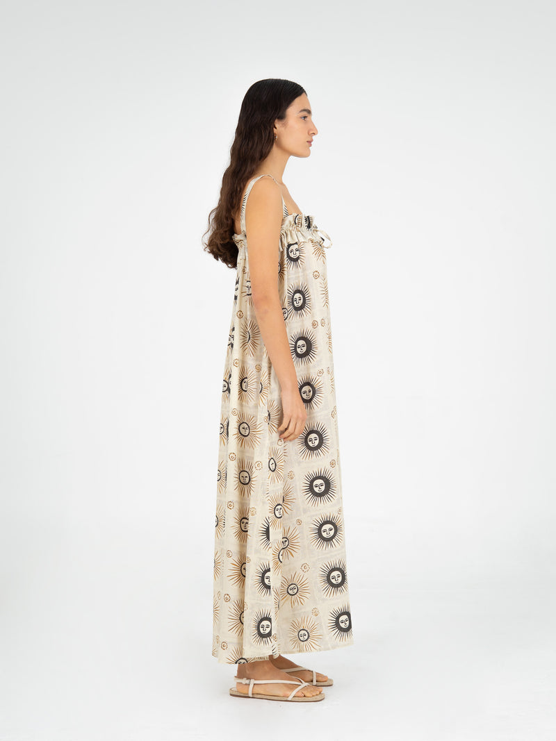Clara Sun-Printed Maxi Dress vestidos
