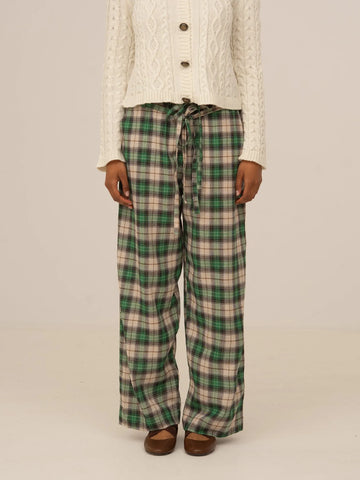 Clover Green Plaid Pants