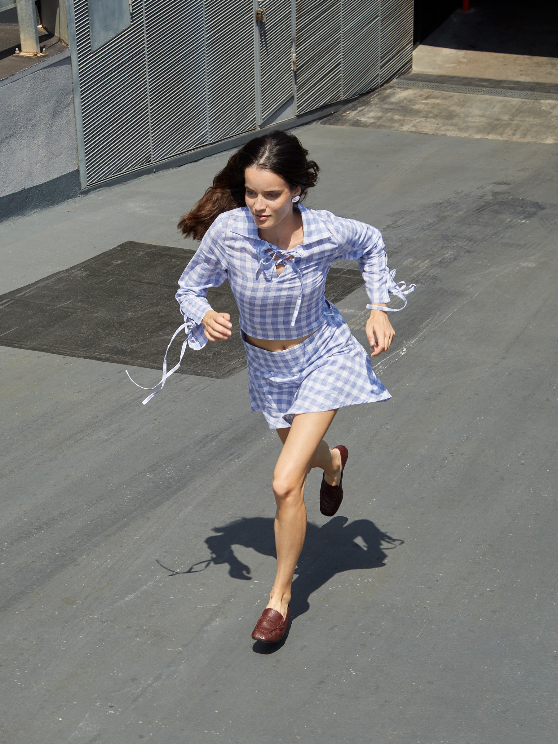 Commute Plaid Blue Shirt camisas y camisetas