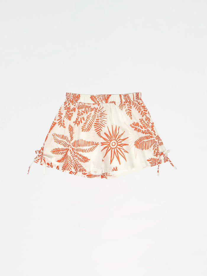 Cyrus Palm-Printed Shorts
