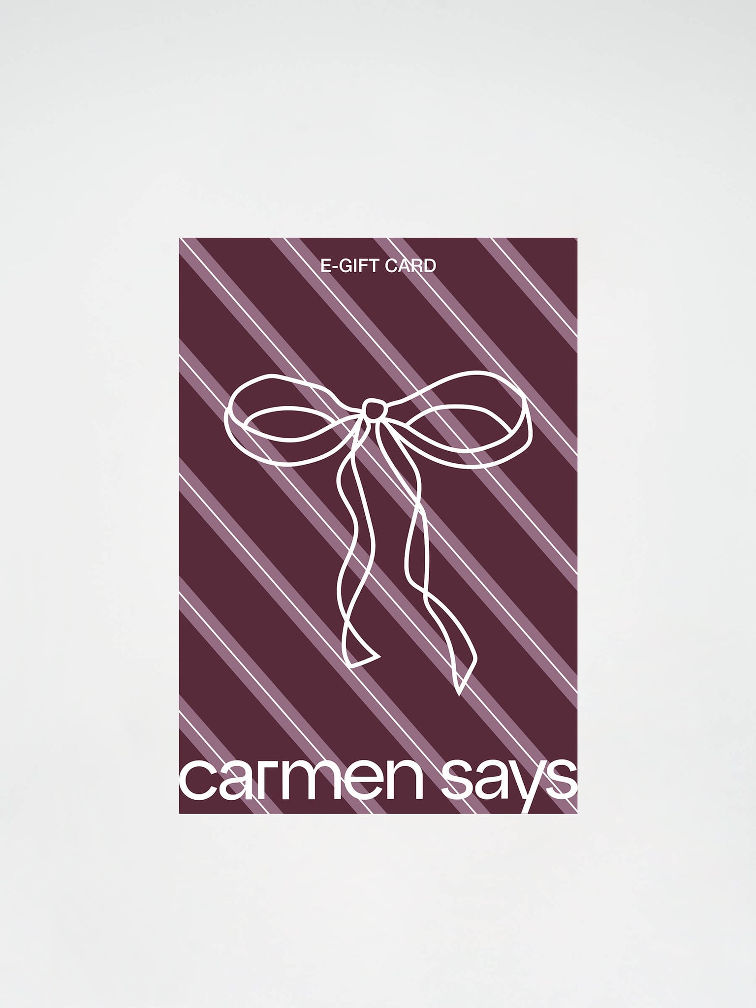 Striped E-Gift Card