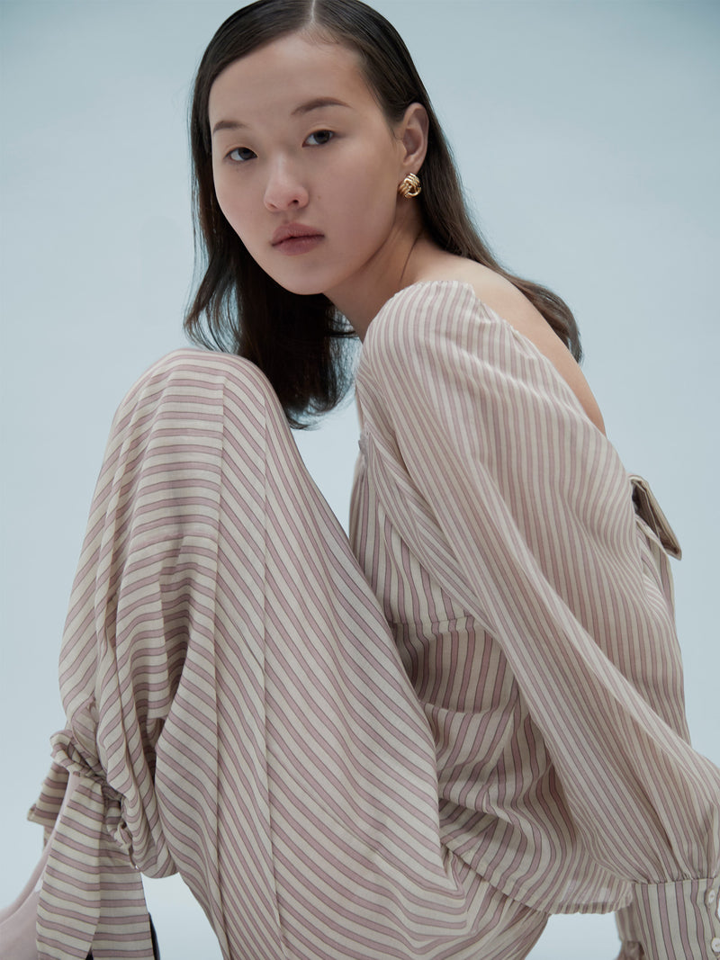 Strawberry Crush Pink Striped Trousers