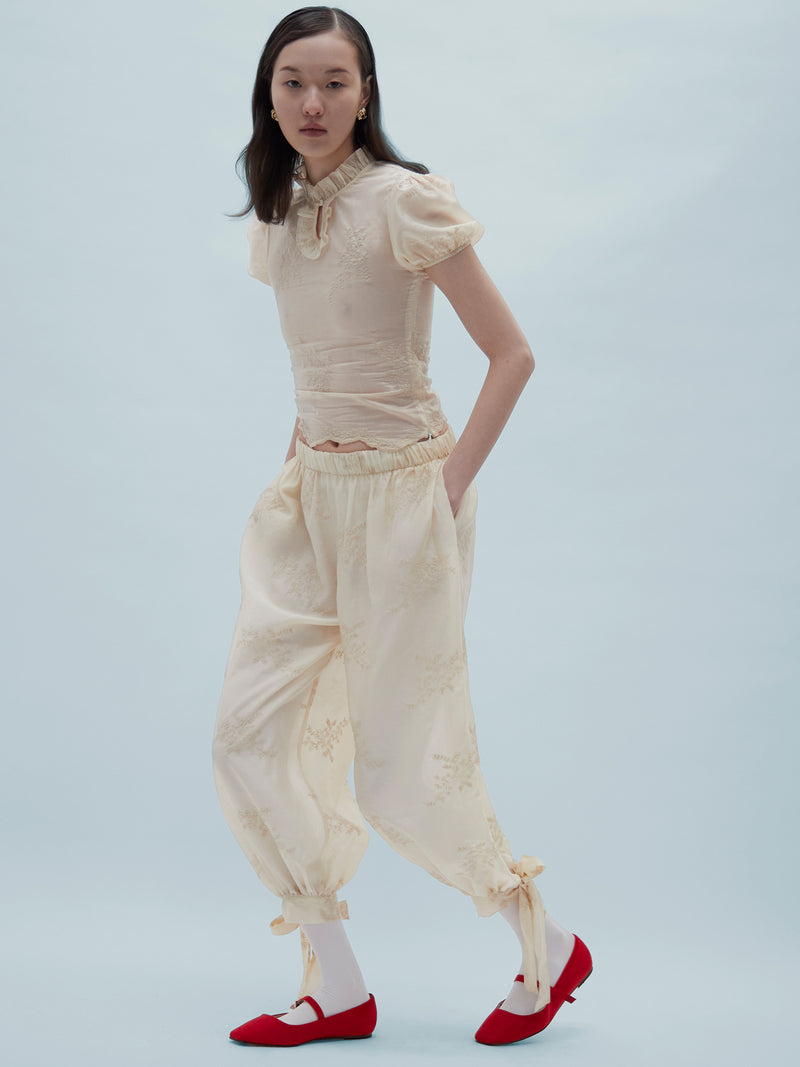 Cream Echo Blouse