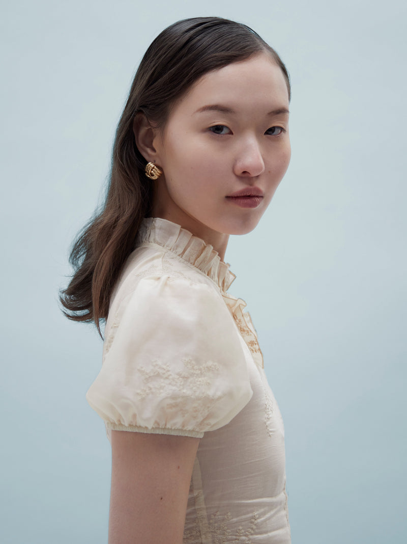 Cream Echo Blouse