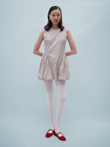 Candy Striped Mini Dress