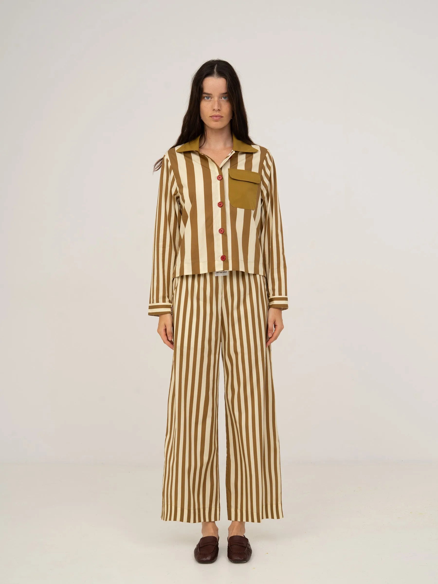 Elevator Striped Trousers pantalones