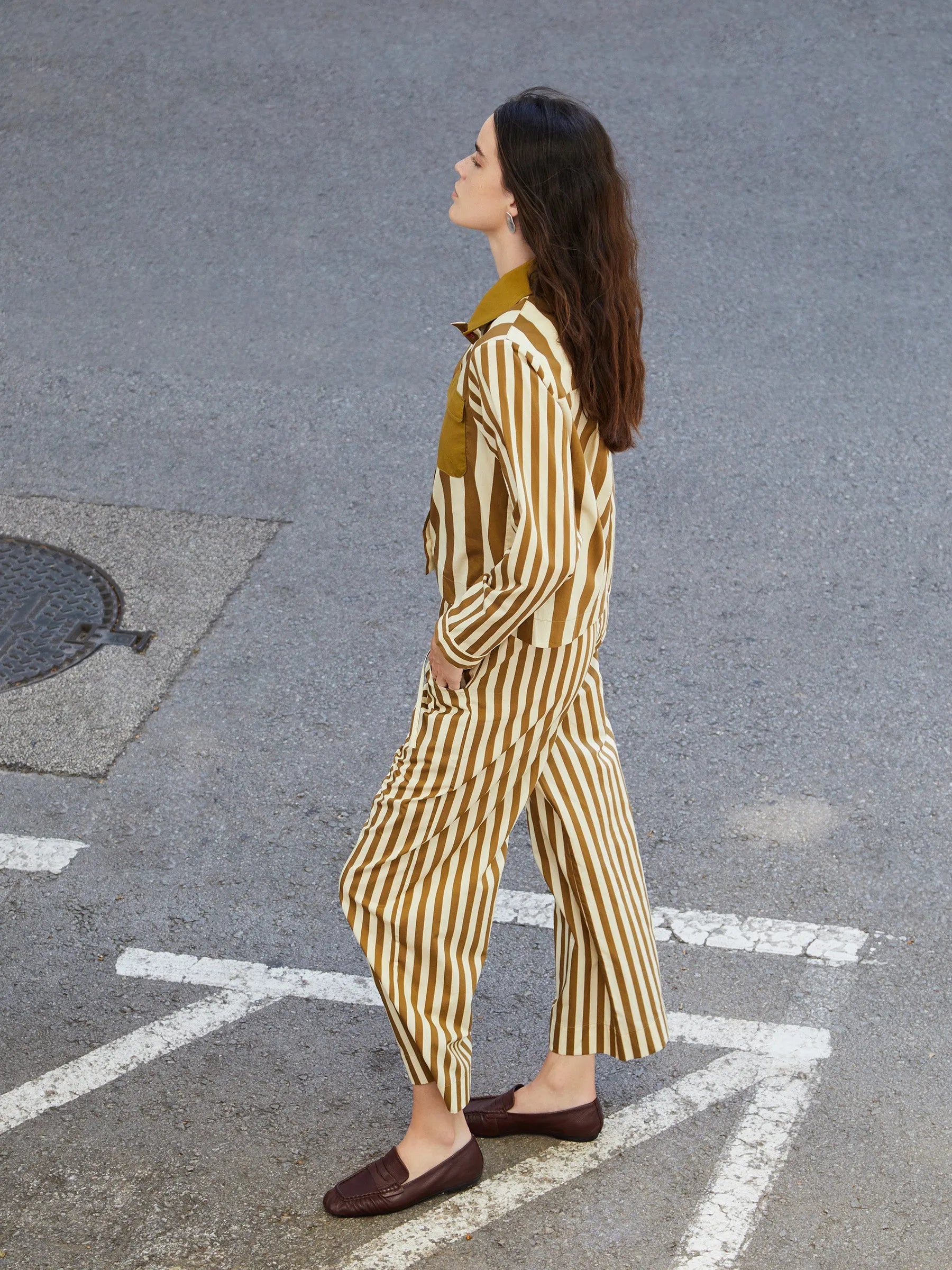 Elevator Striped Trousers pantalones