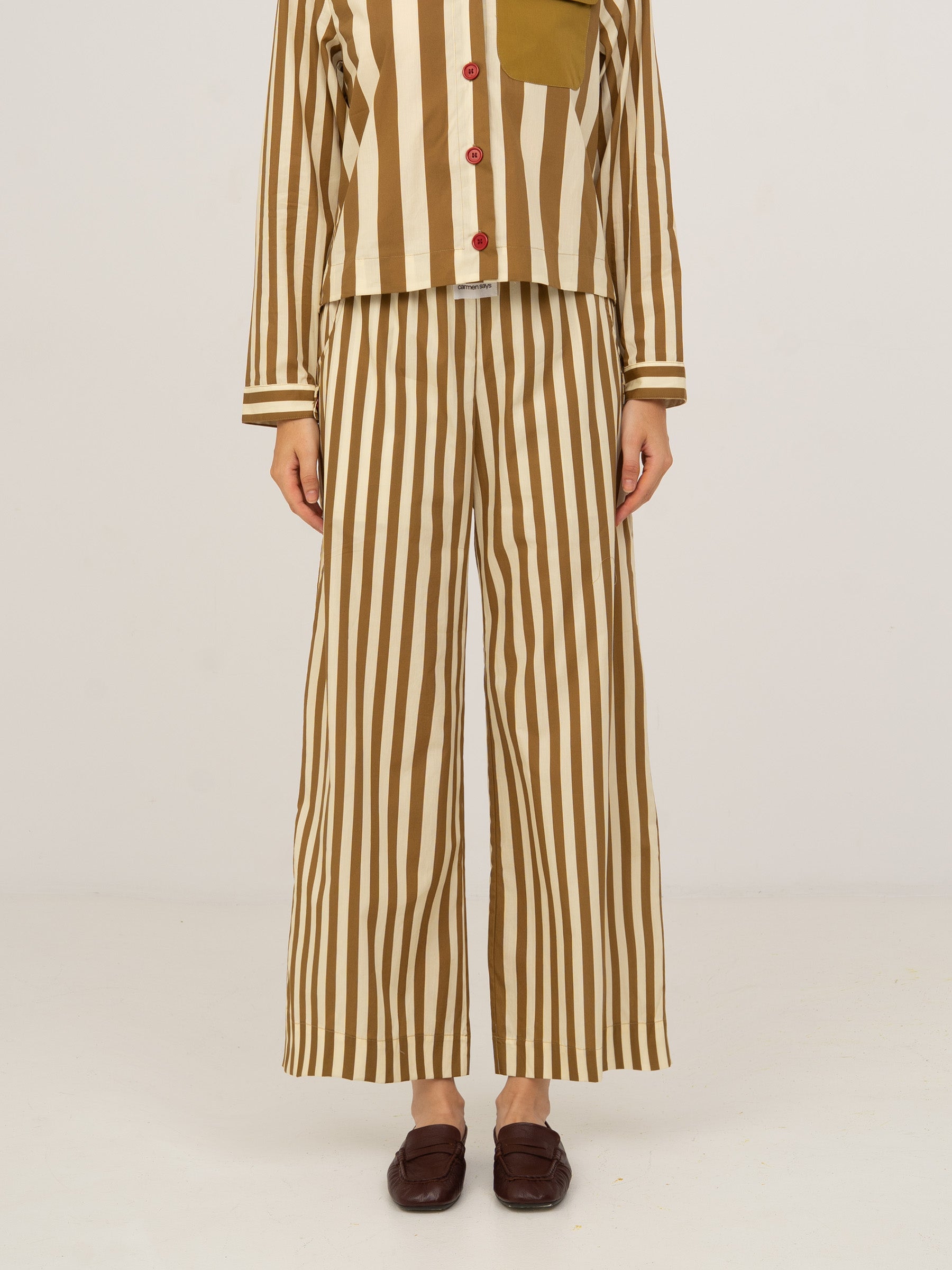 Elevator Striped Trousers pantalones