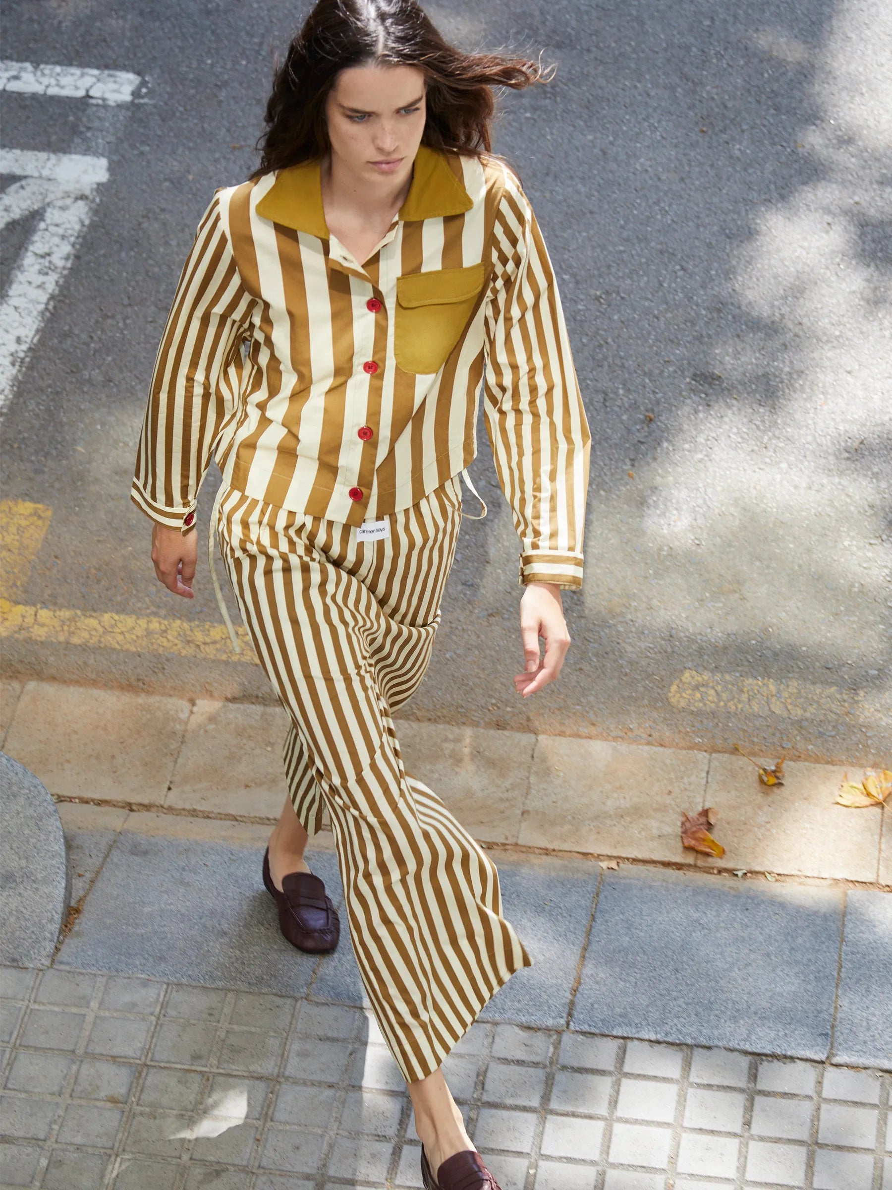 Elevator Striped Trousers pantalones