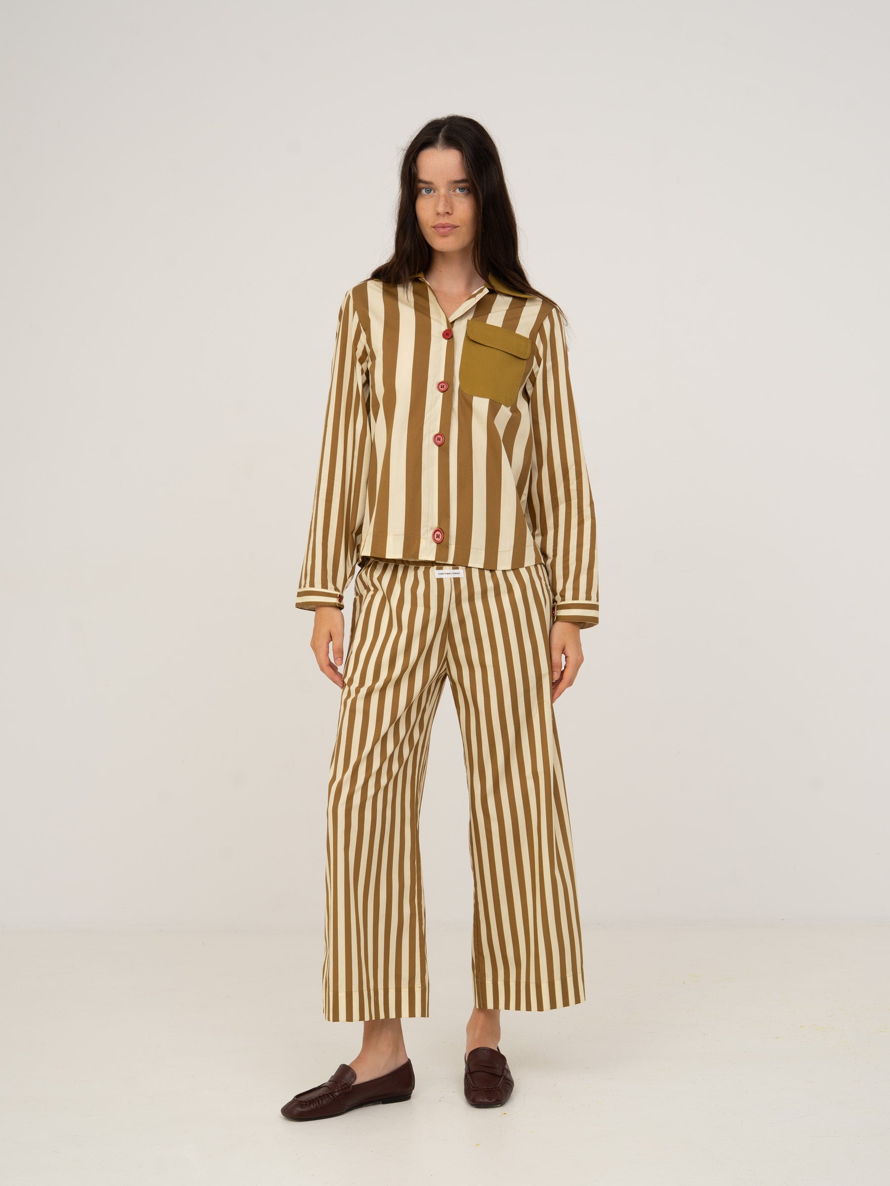 Elevator Striped Trousers pantalones