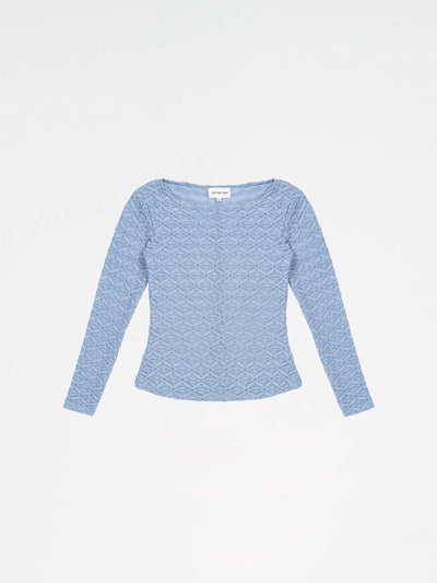 Empressa Textured Blue Top