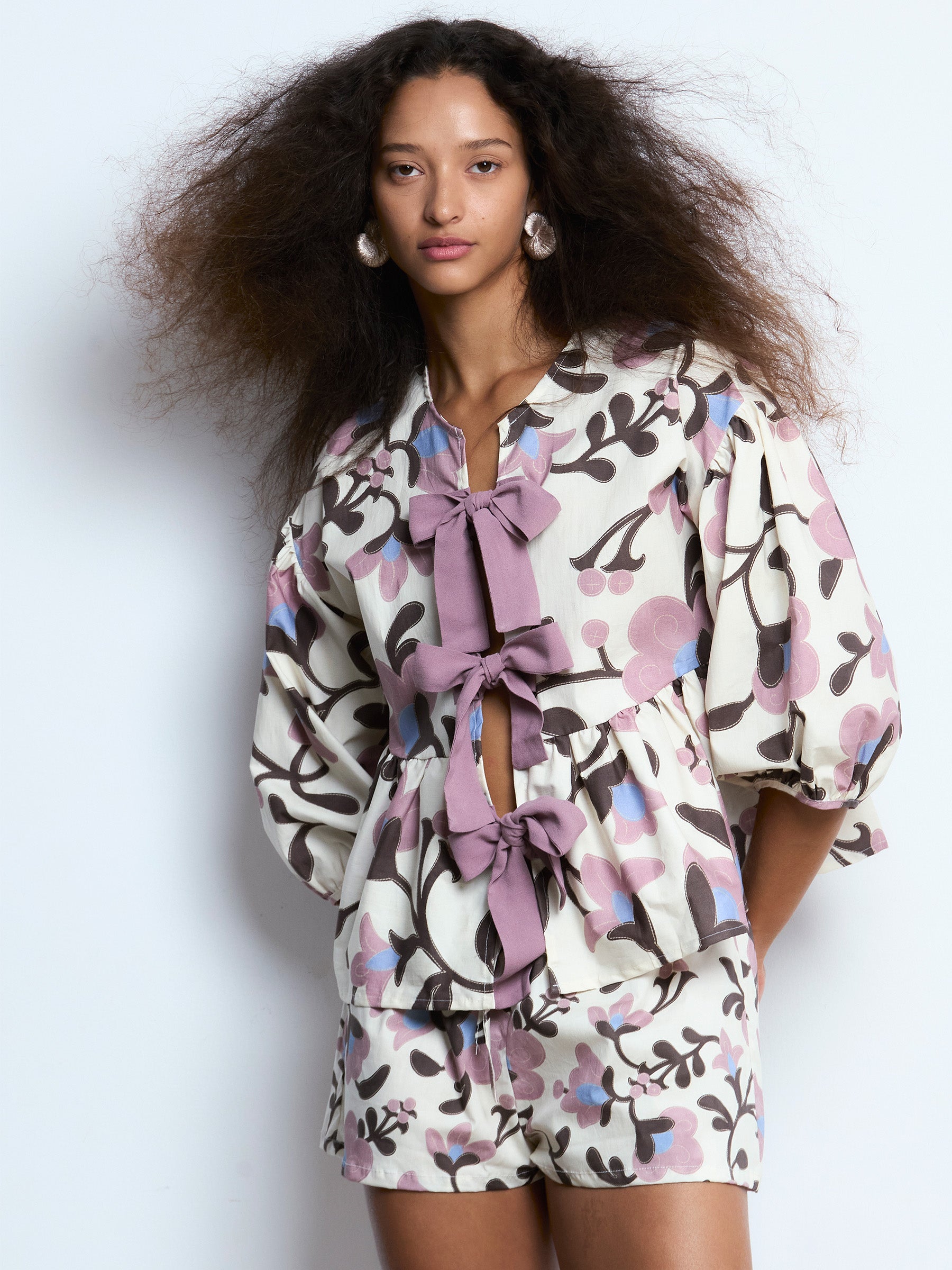 Floral Spirit Flower Print Top top