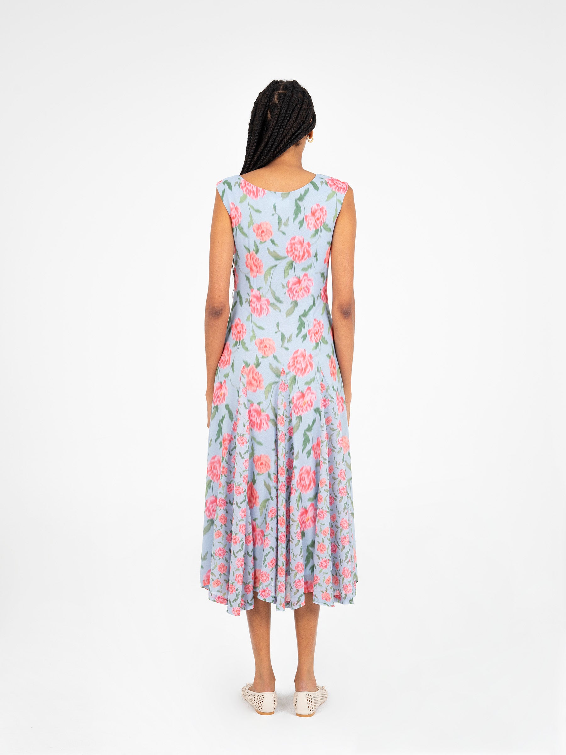 Floralis Floral Print Dress vestidos