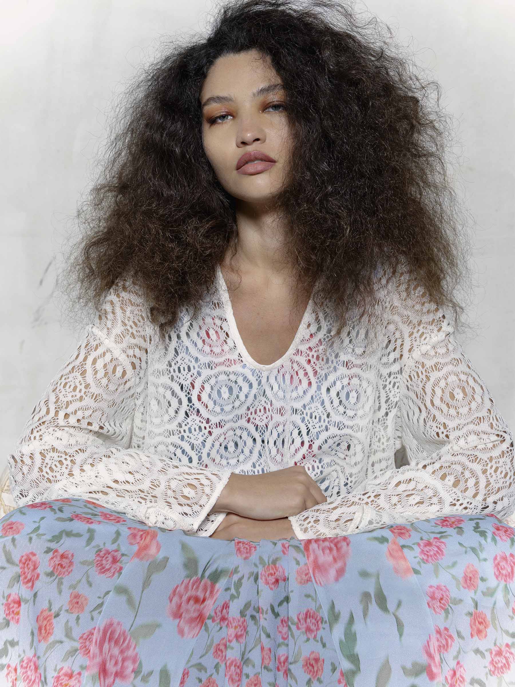 Floralis Floral Print Dress vestidos