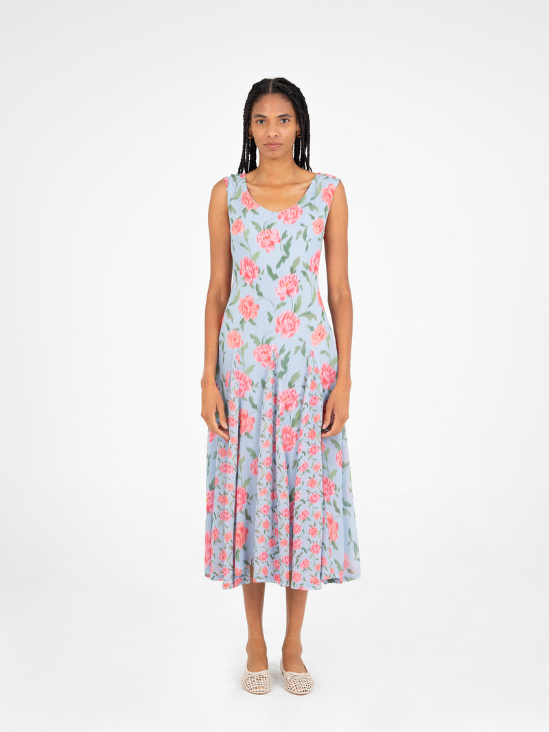 Floralis Floral Print Dress vestidos