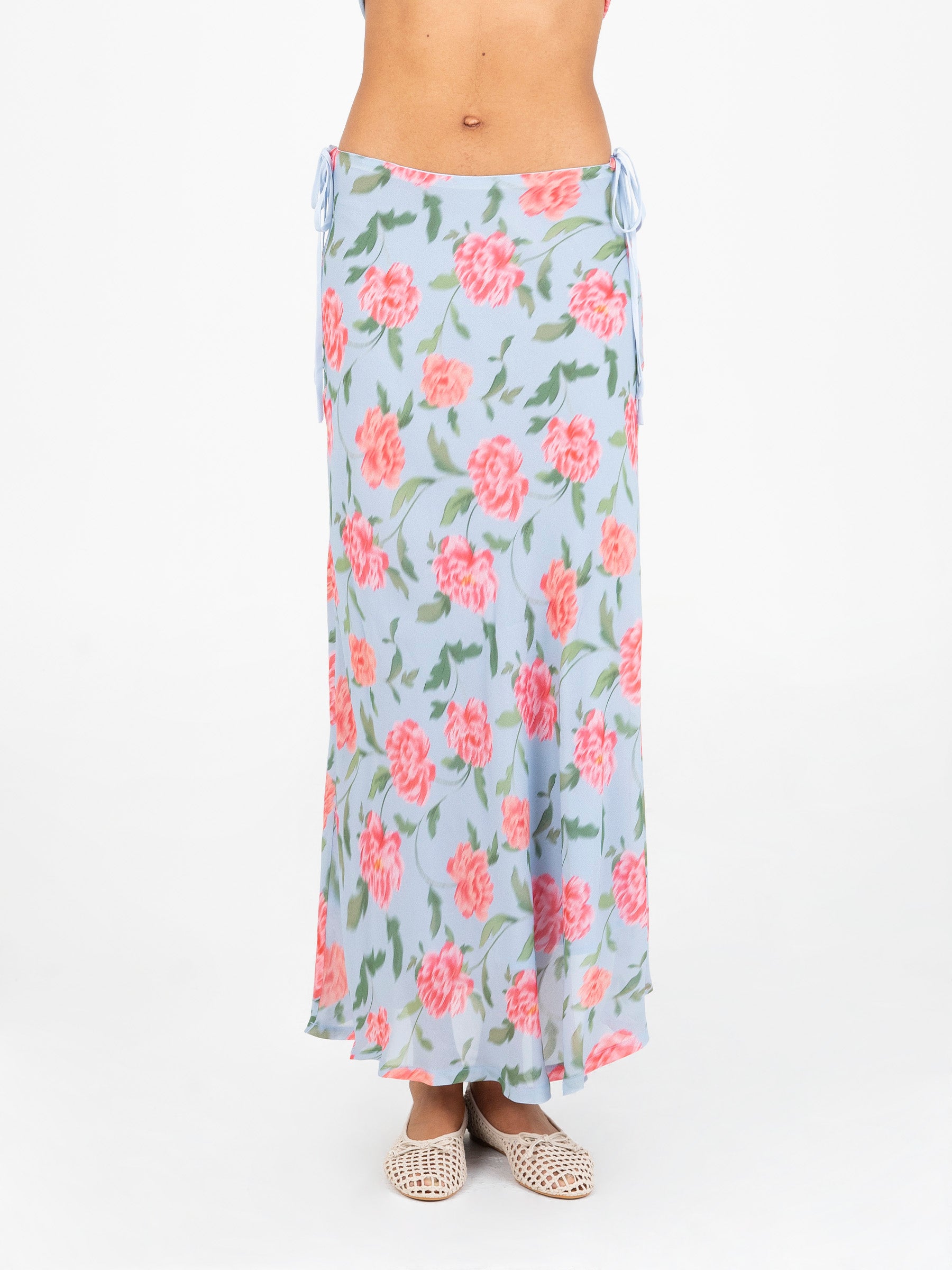 Floralis Floral Print Skirt falda