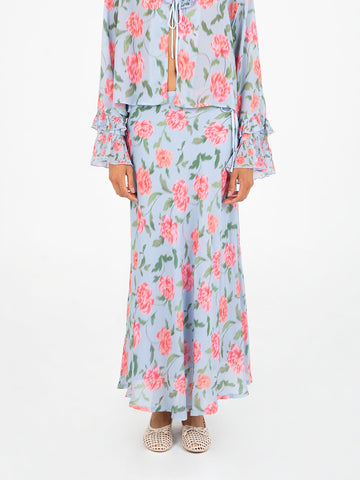 Floralis Floral Print Skirt