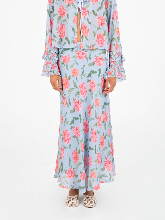 Floralis Floral Print Skirt