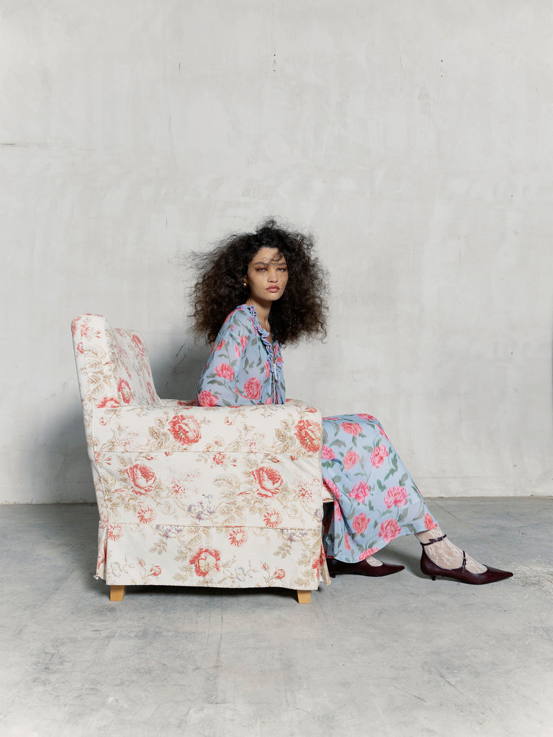 Floralis Floral Print Skirt falda