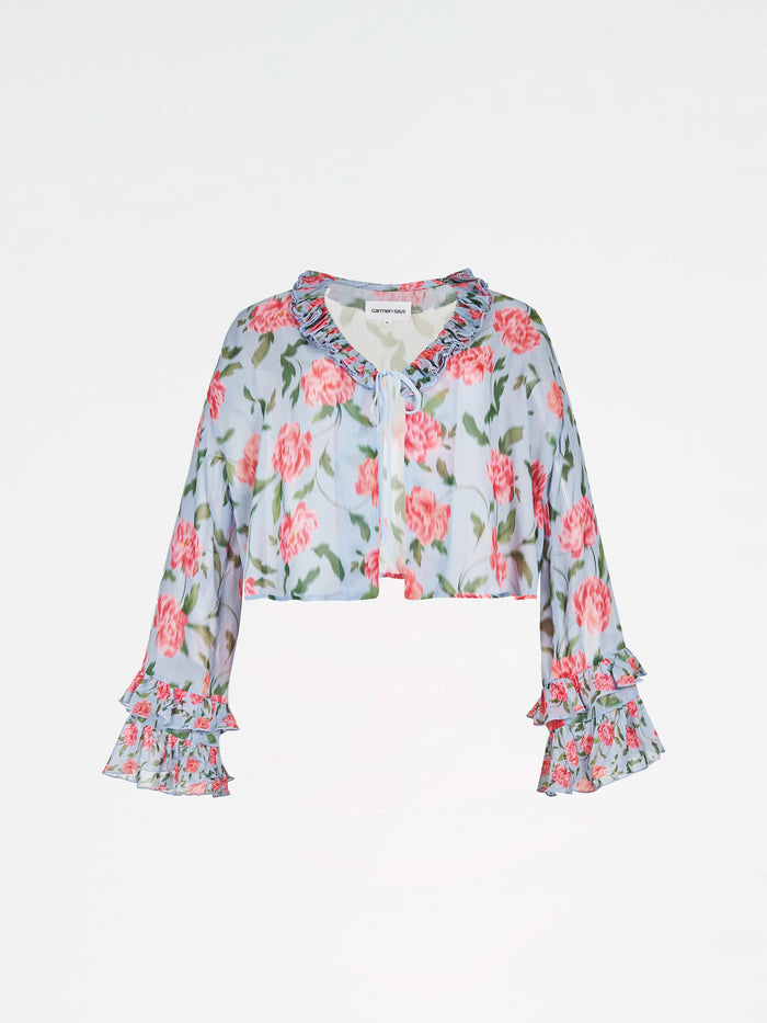 Floralis Floral Print Top