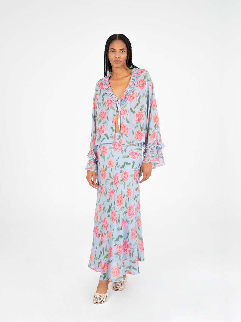 Floralis Floral Print Top top
