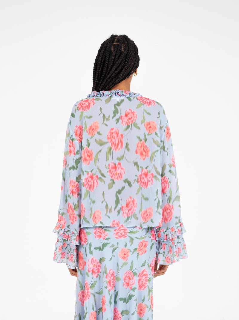 Floralis Floral Print Top top