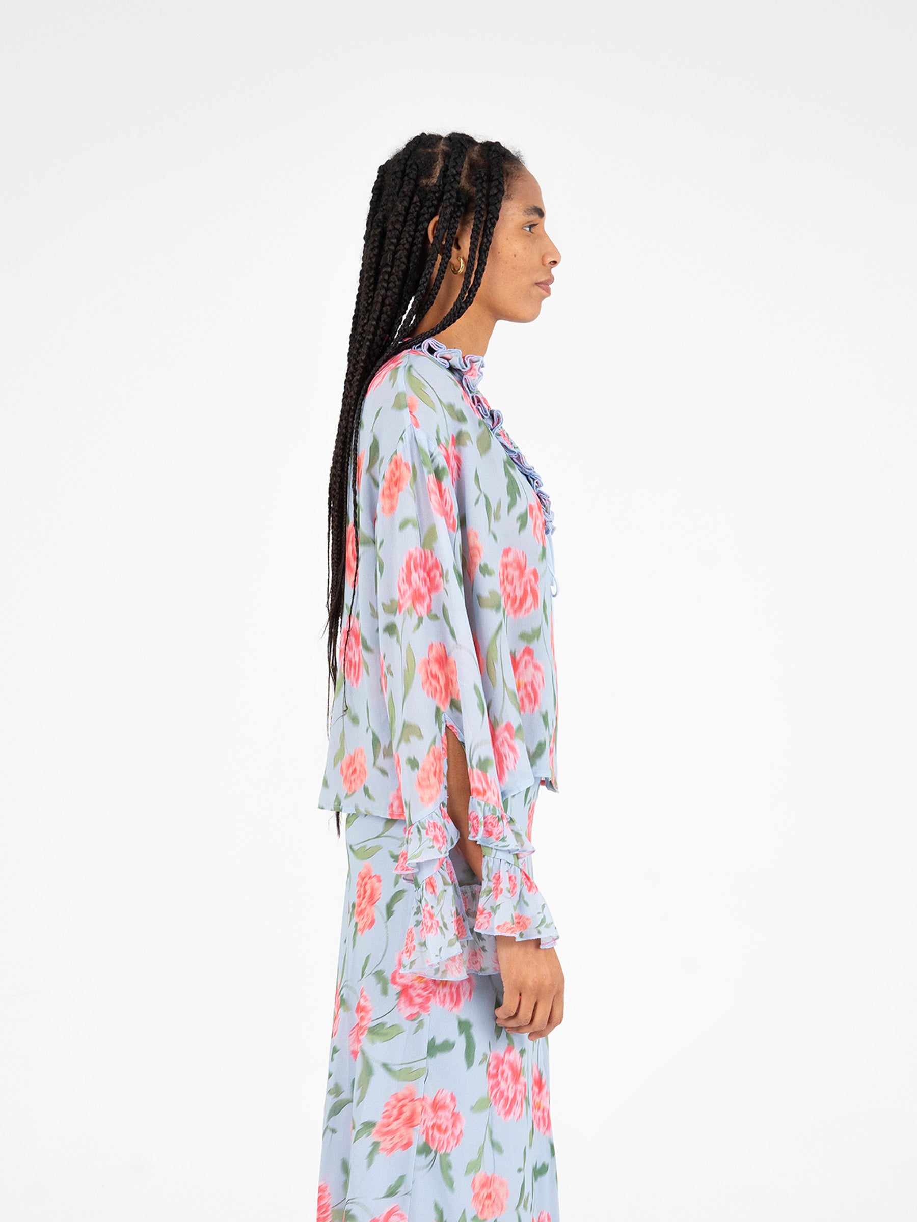 Floralis Floral Print Top top