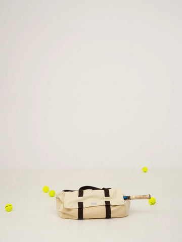 Form Beige and Brown Sports Bag