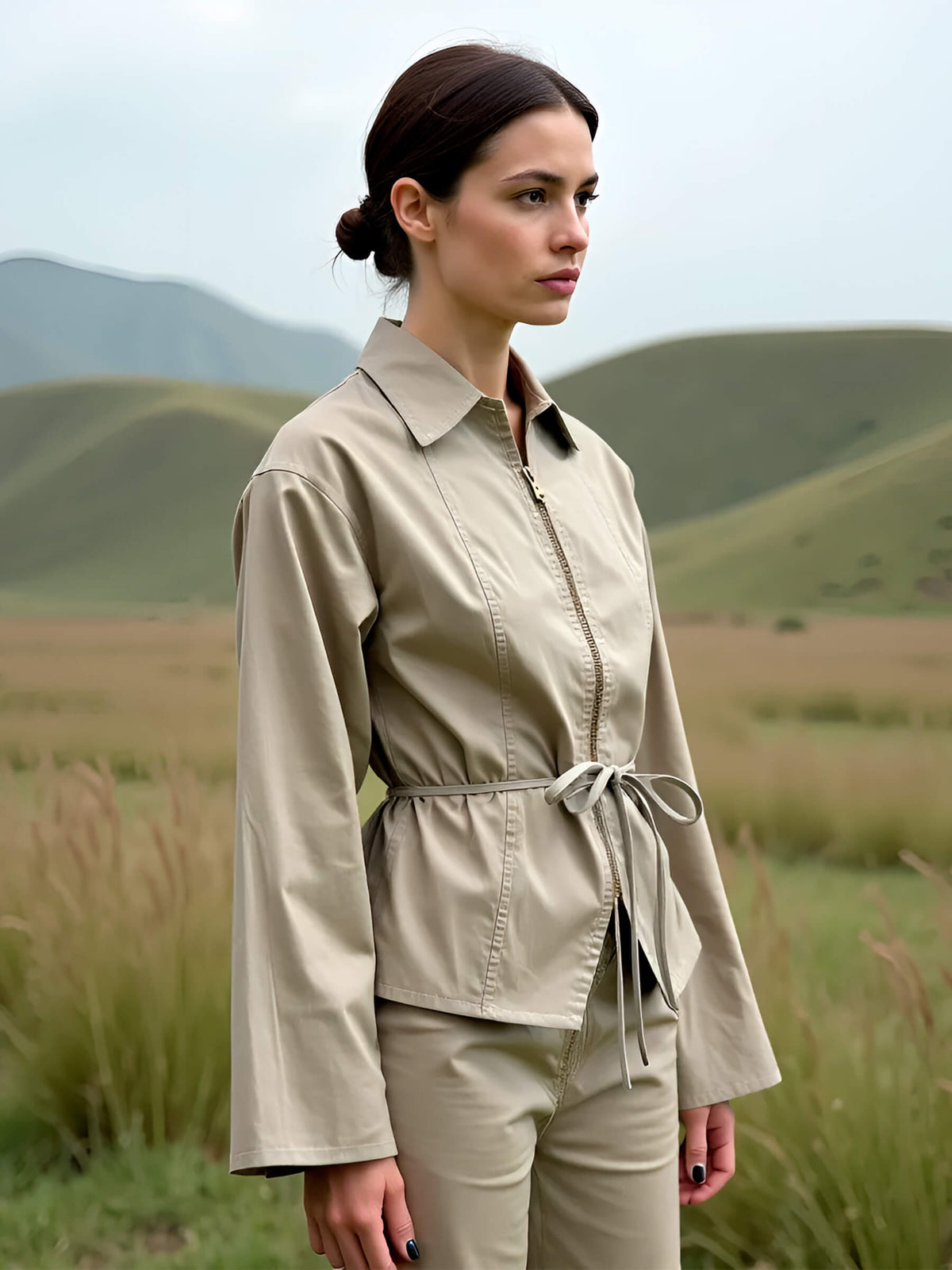 Fuji Beige Jacket chaqueta