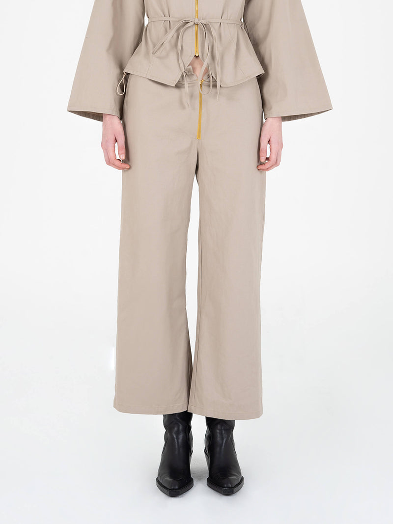Fuji Beige Pants pantalones