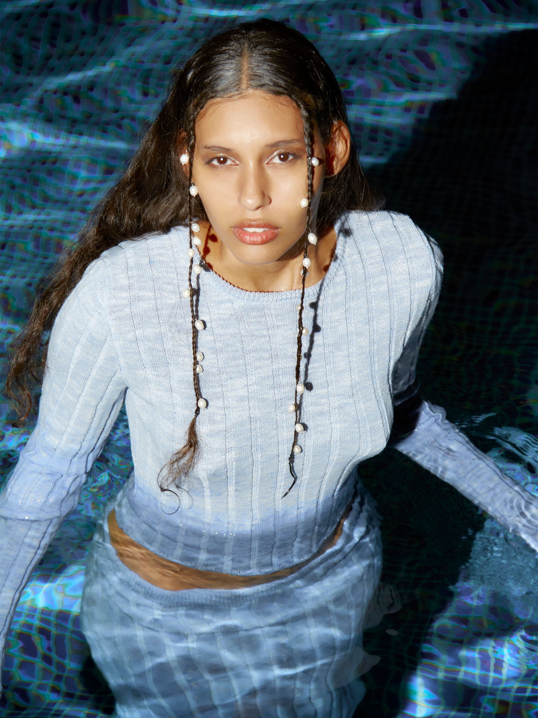 Galatea knitted skirt camisas y camisetas