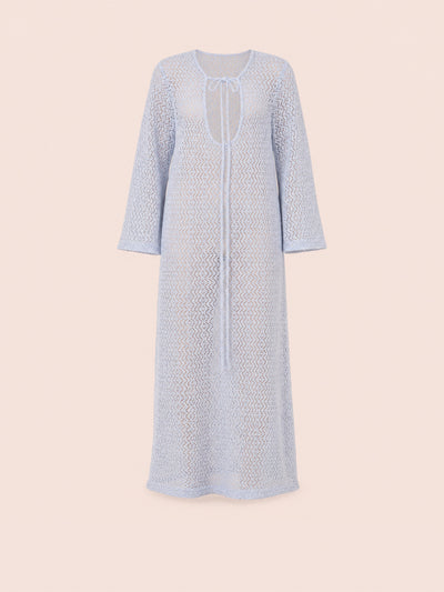 Tropic Blue Maxi Beach Dress
